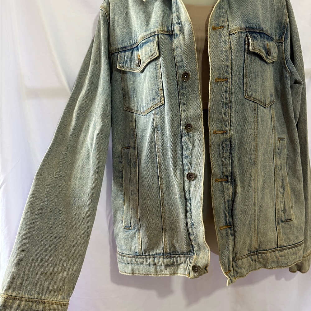 Empyre Denim Jacket Size M – Vintage Wash Blue Jean - Picture 2 of 5